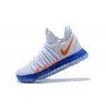 Kevin Durant KD10 White/Blue/Orange