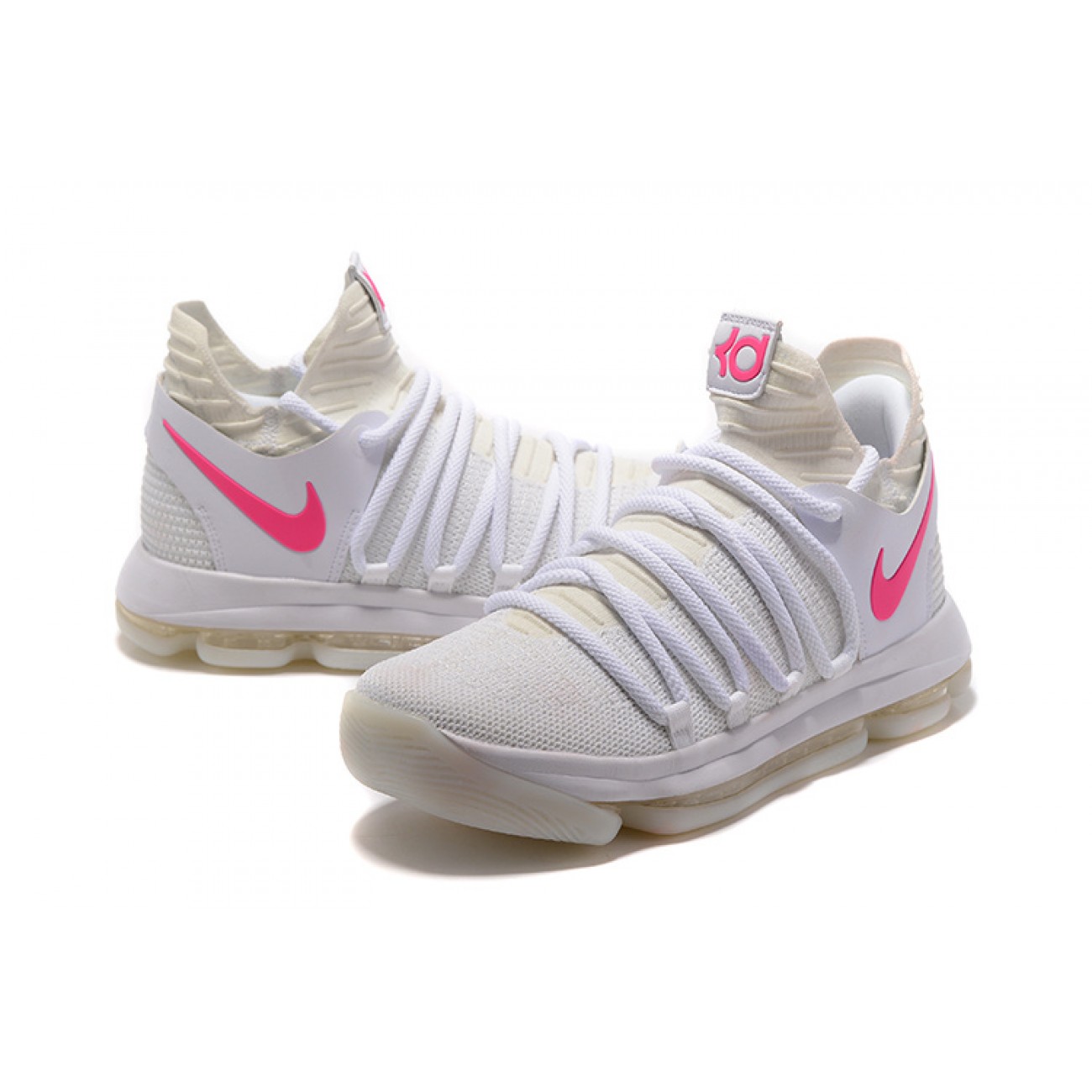 Kevin Durant KD10 White/Pink/Reflective