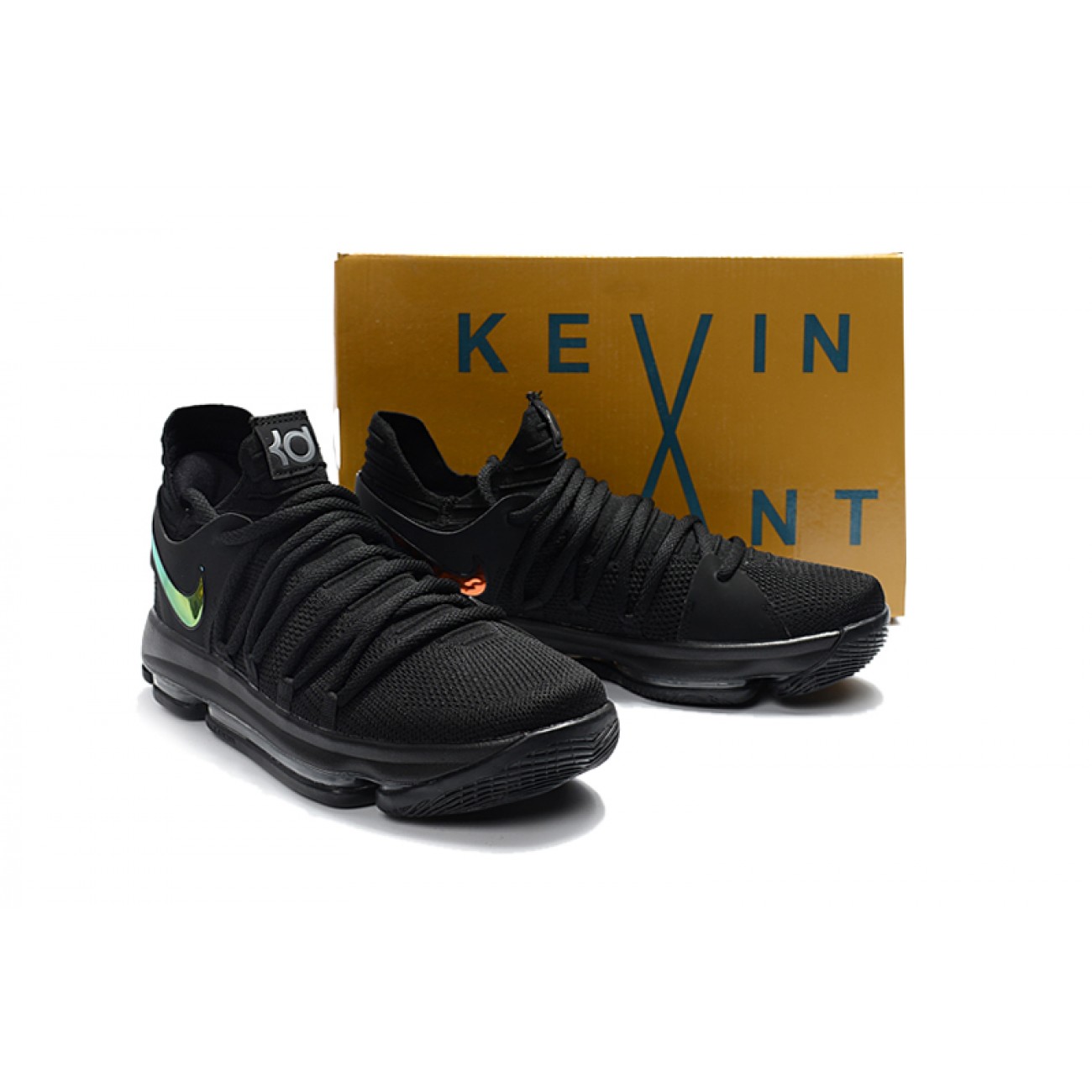 Kevin Durant KD10 Black/Reflective Logo