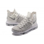Kevin Durant KD9 White//Grey/Silver