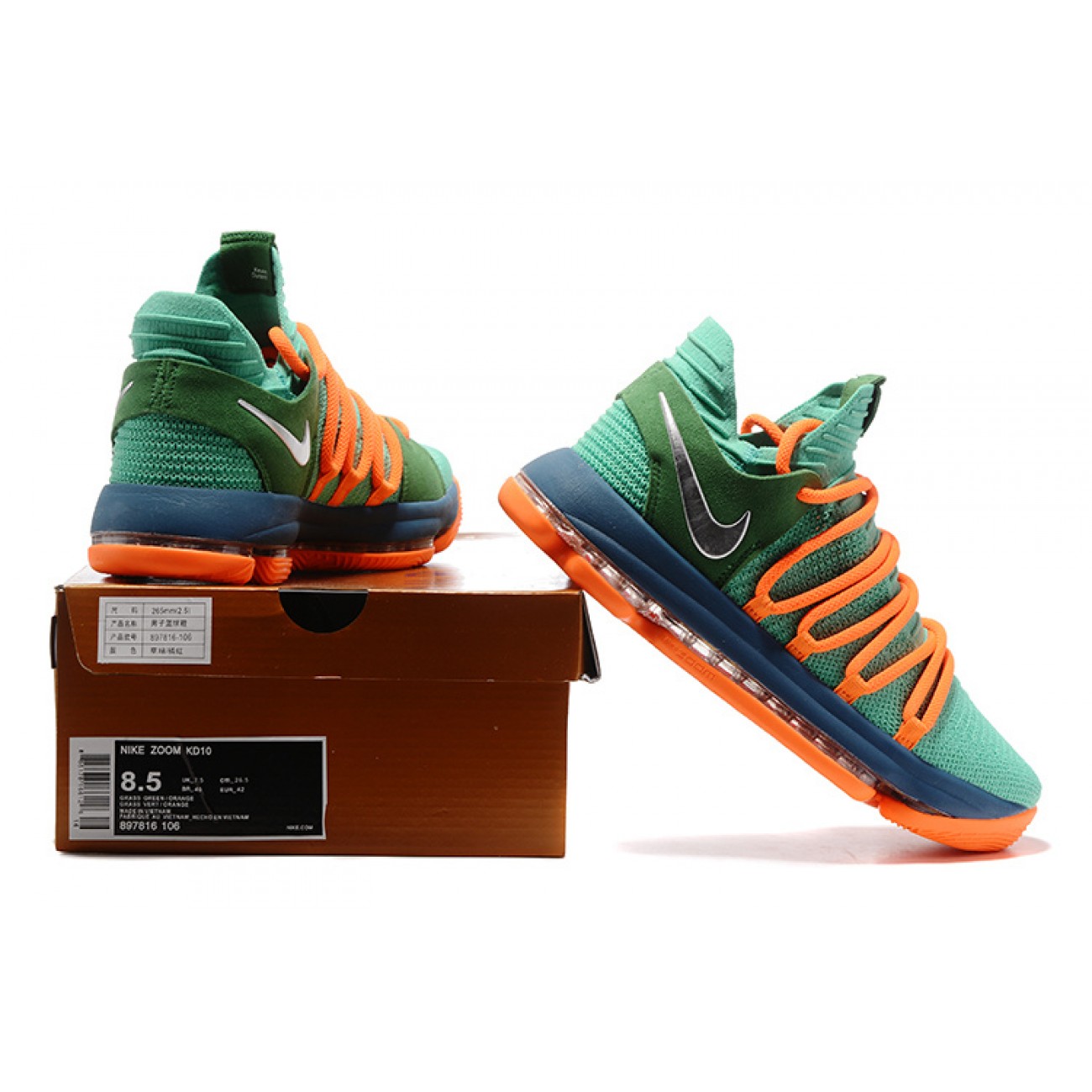 Nike Zoom Kevin Durant KD10 EP Green/Orange