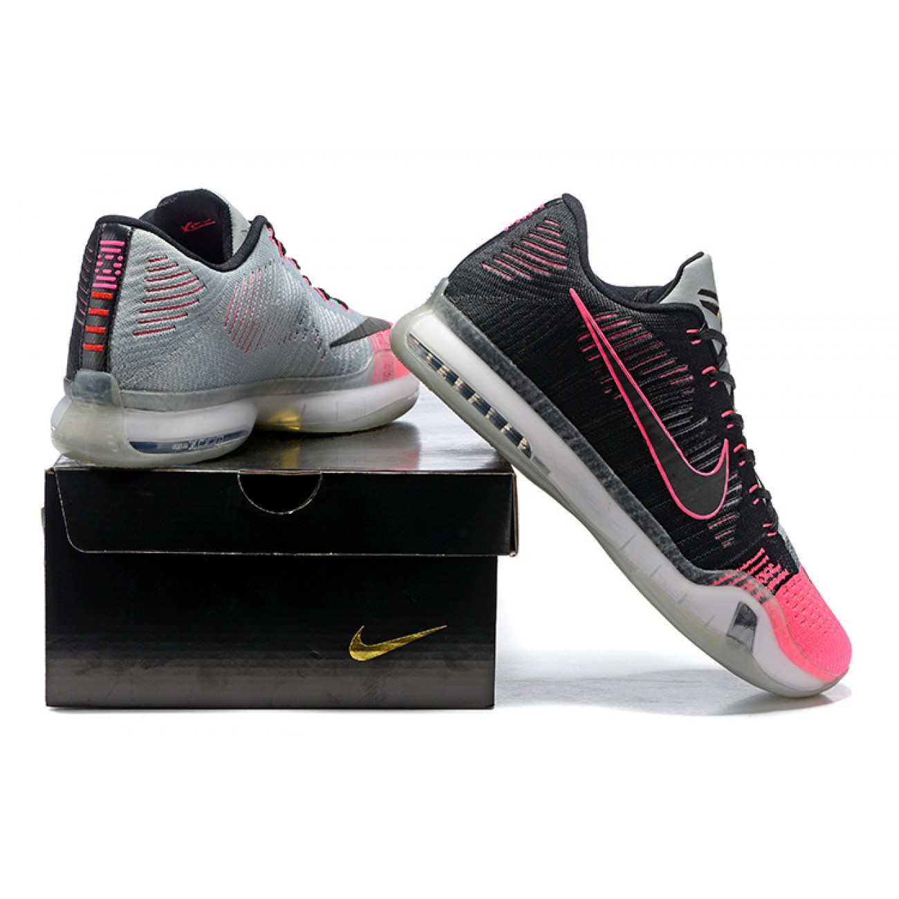 Kobe 10 Elite Low HTM "Mambacurial" Black/Pink