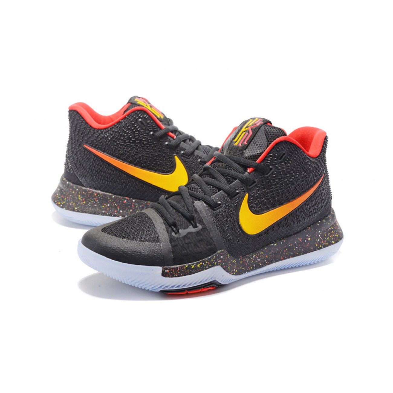 Kyrie 3 Black/Red/Gold