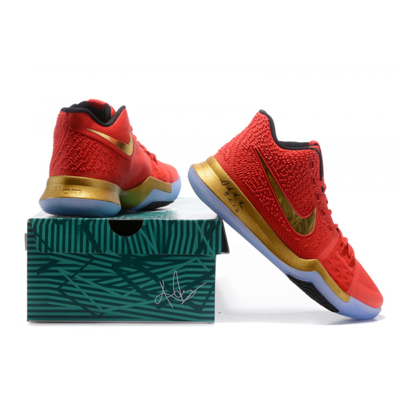 Kyrie 3 Red/Gold