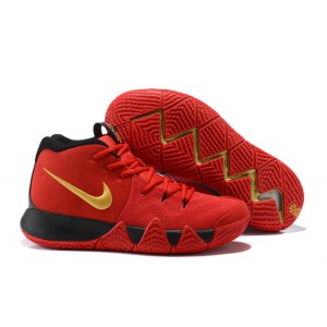 Kyrie 4 Red/Black/Gold