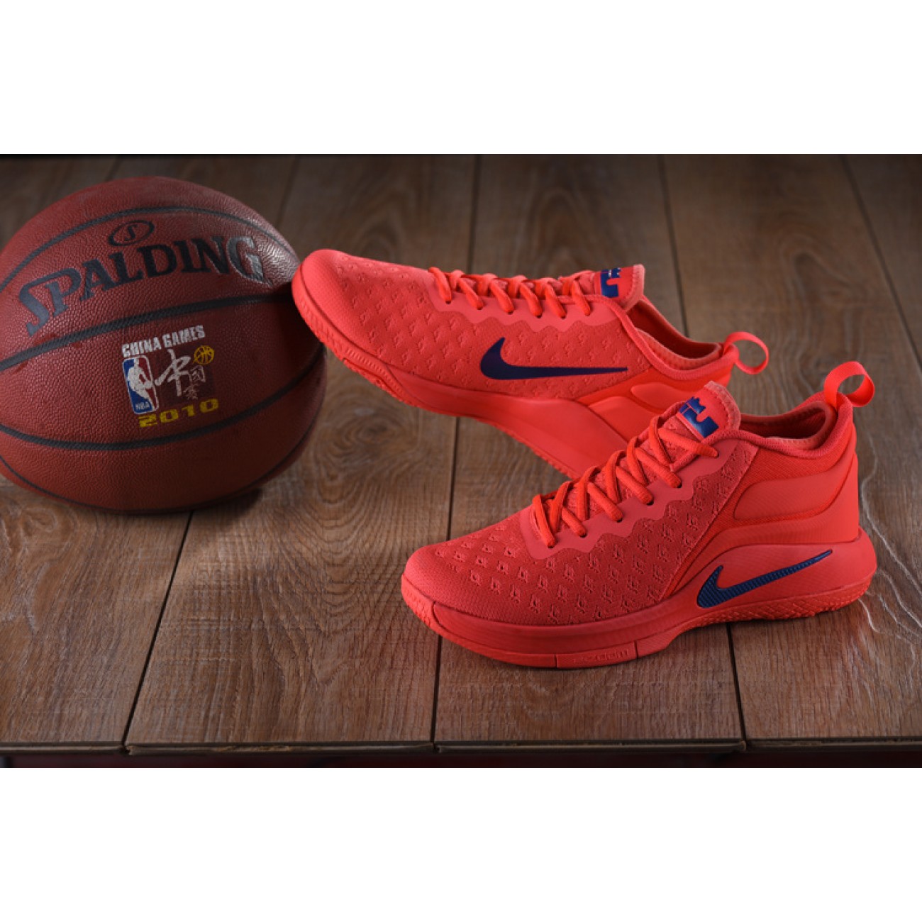 Lebron Witness 2 Flyknit Basketball Shoes Red/Deep Blue