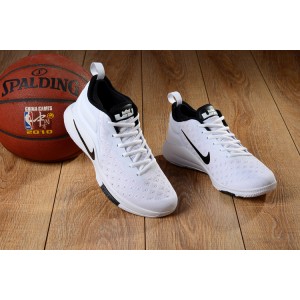 Lebron Witness 2 Flyknit Basketball Shoes "Oreo" White/Black
