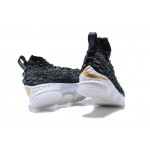 Lebron 15 Black/White/Gold