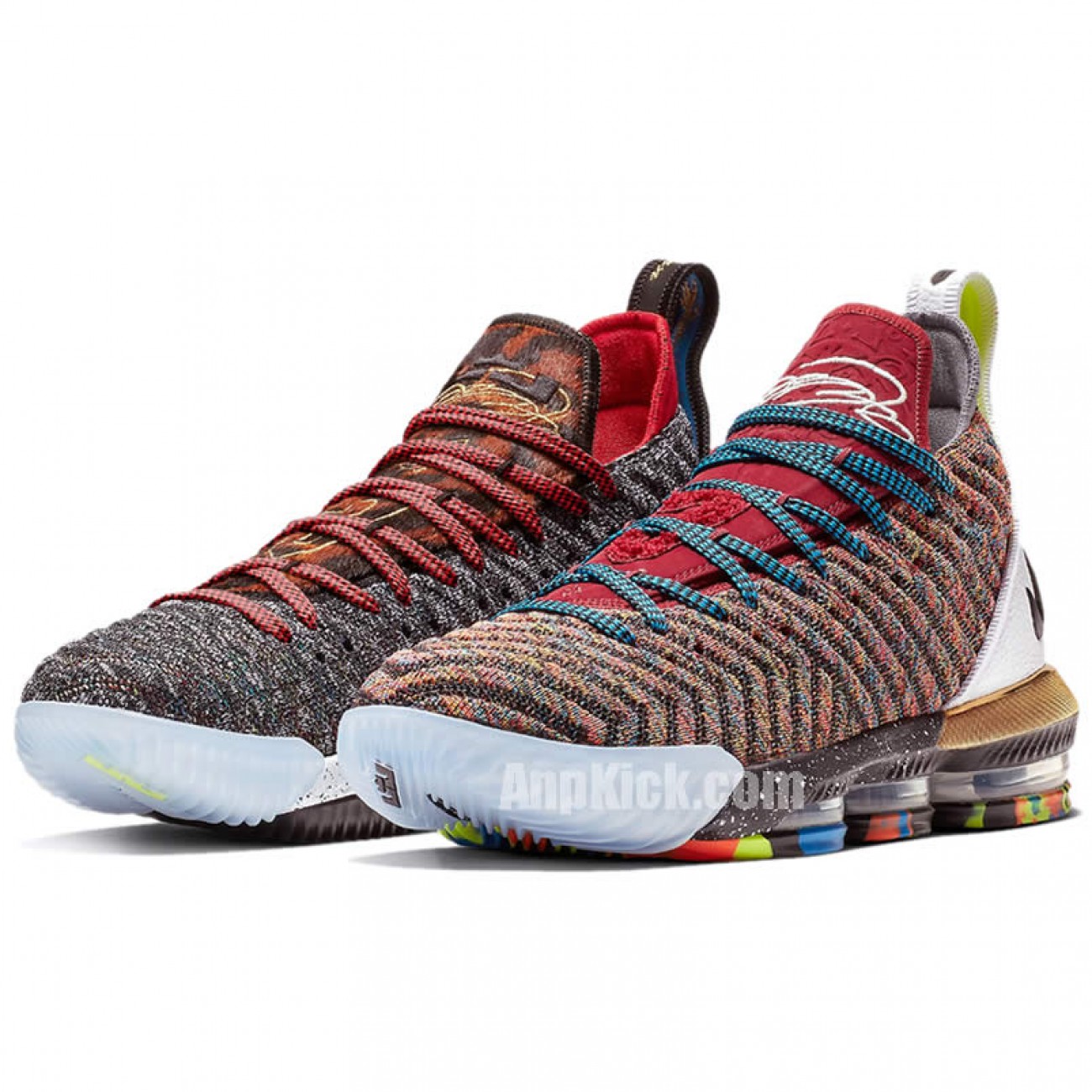 Nike Lebron 16 LMTD Multicolor "What The" 1 Thru 5 For Sale BQ6582-900