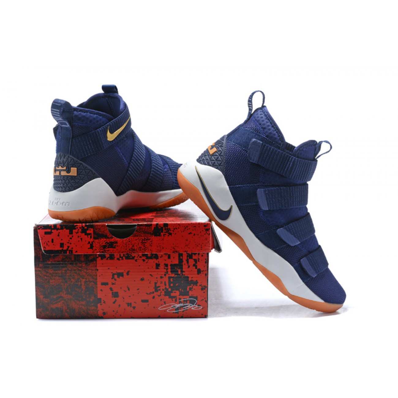 Lebron Soldier 11 "The Cavaliers" Deep Blue/White