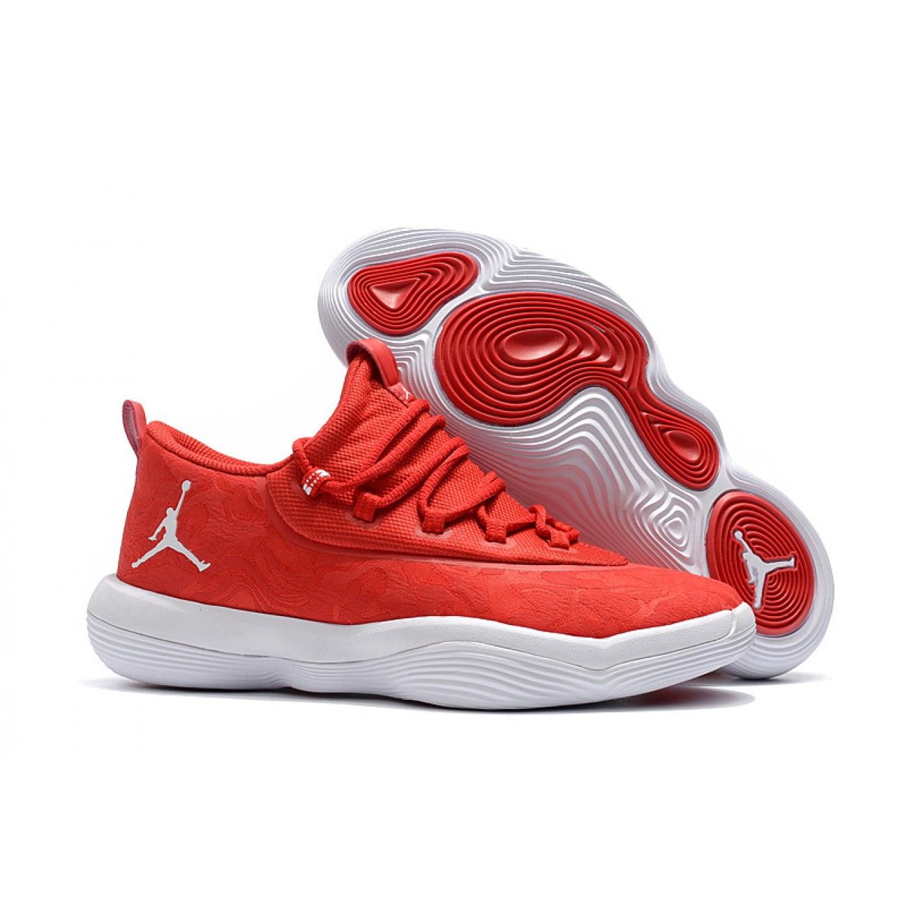 Air Jordan Super Fly Low Basketball Shoes Red/White