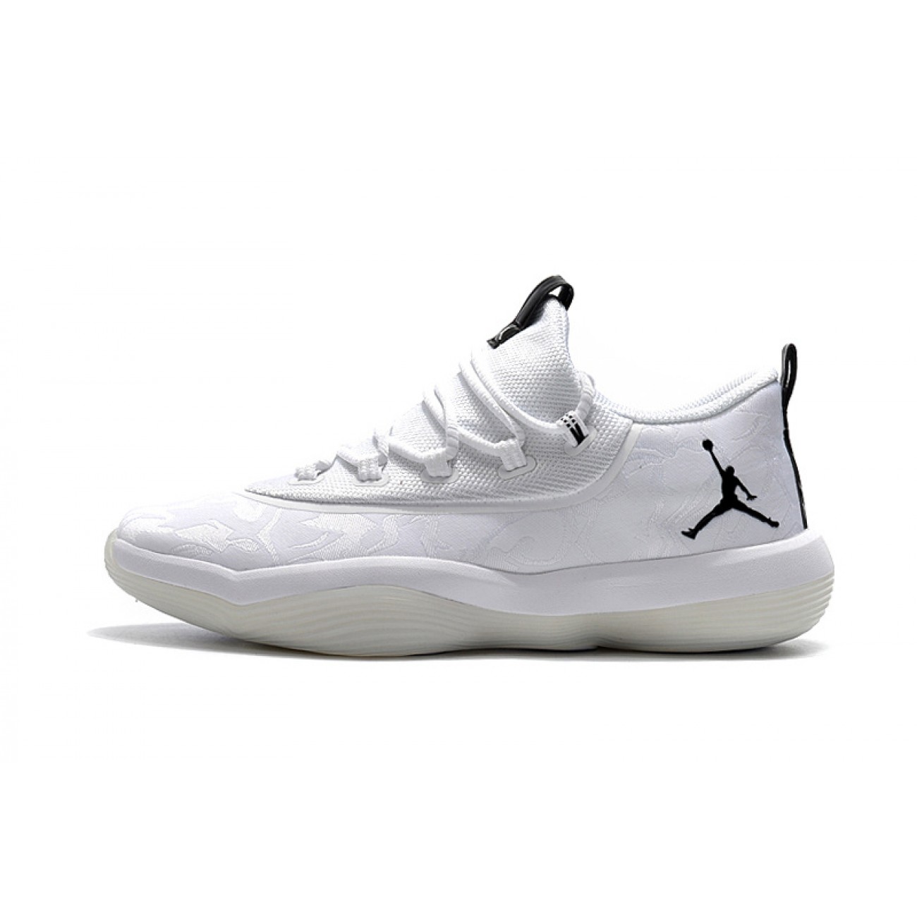 Air Jordan Super Fly Low Basketball Shoes White/Black