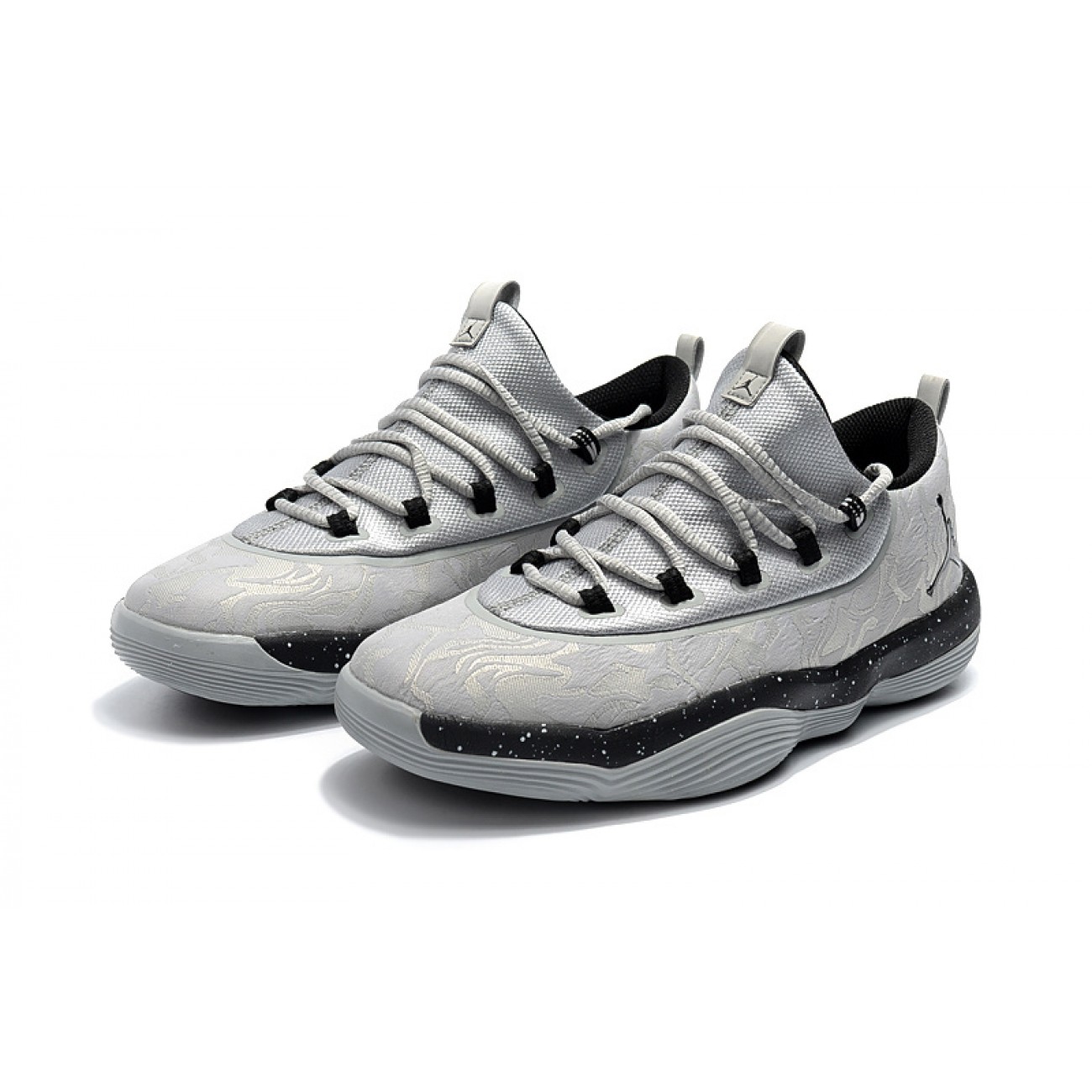 Air Jordan Super Fly Low Basketball Shoes Grey