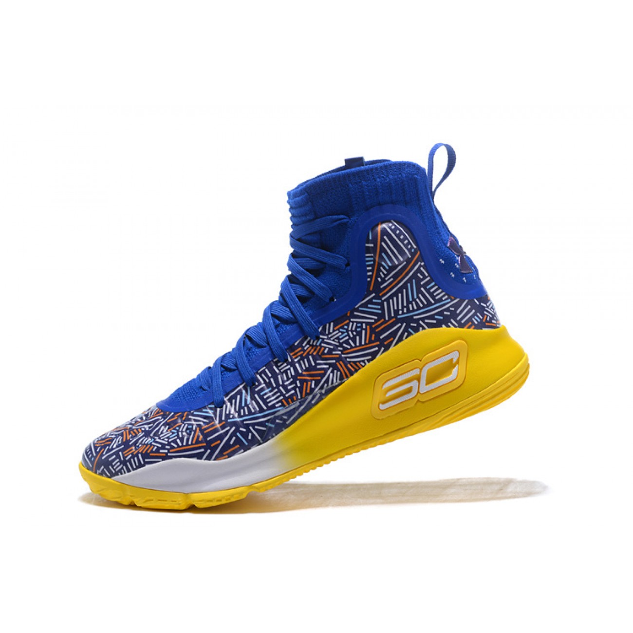 Under Armour UA Curry 4 Blue/Yellow