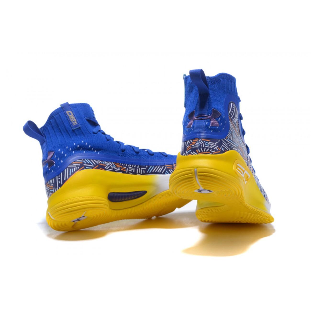 Under Armour UA Curry 4 Blue/Yellow