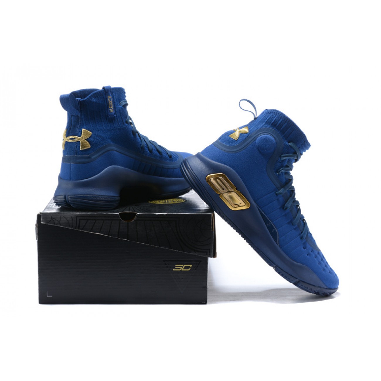 Under Armour UA Curry 4 "The Philippines" Deep Blue/Gold