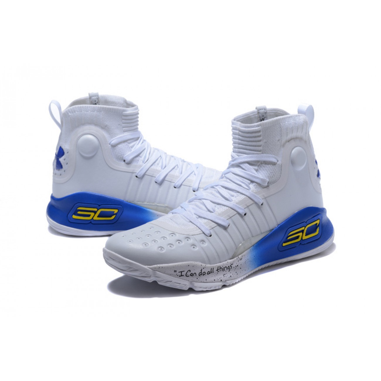 Under Armour UA Curry 4 "I Can Do All Things" White/Blue