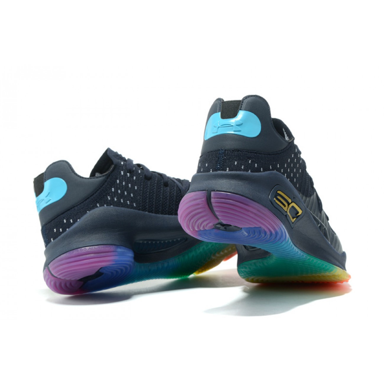 Under Armour UA Curry 4 Low "Rainbow" Black/Colorful
