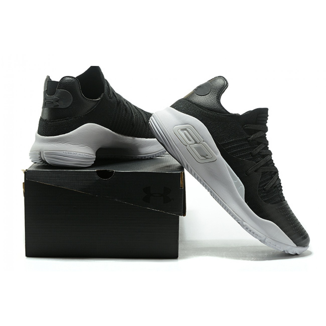 Under Armour UA Curry 4 Low Black/White