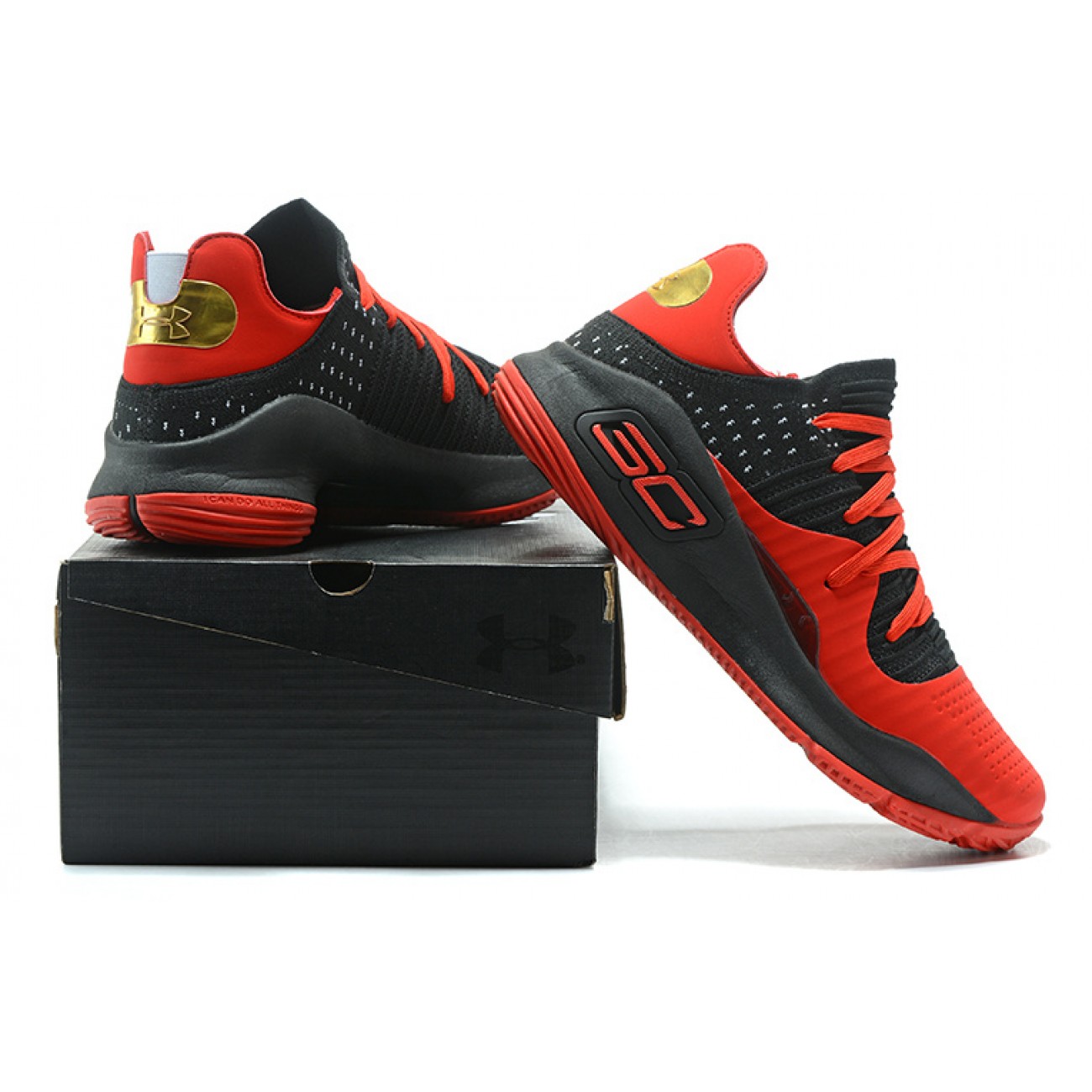 Under Armour UA Curry 4 Low Red/Black