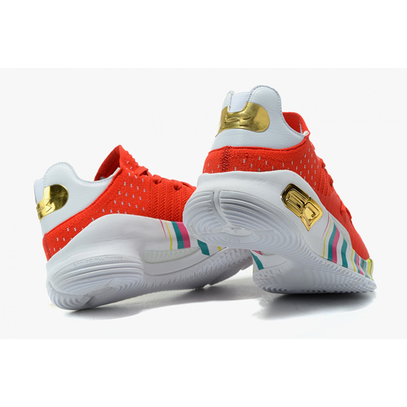 Under Armour UA Curry 4 WMN Low "The Year of Rooster" Red/Gold