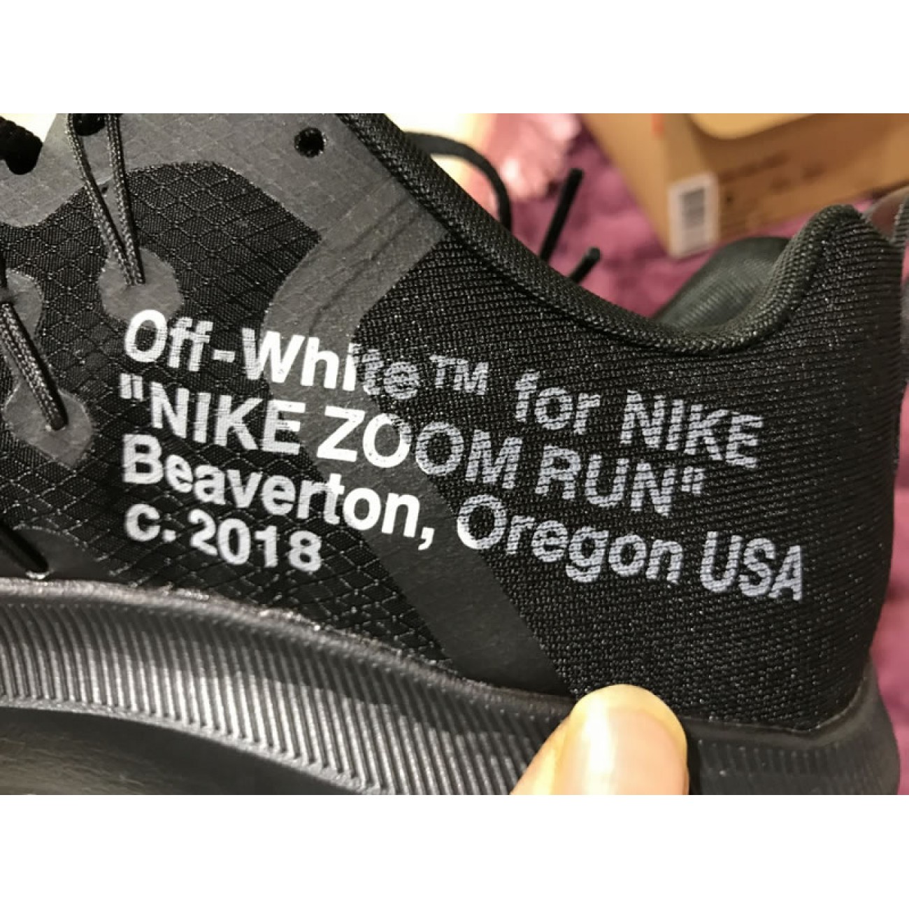 Off-White x Nike ZoomFly SP 4% OW Black 808989-201