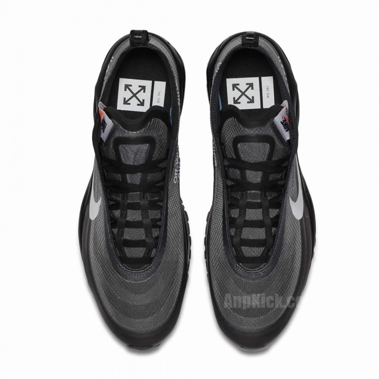 Off-White x Nike Air Max 97 OG "All Black/Cone" AJ4585-001