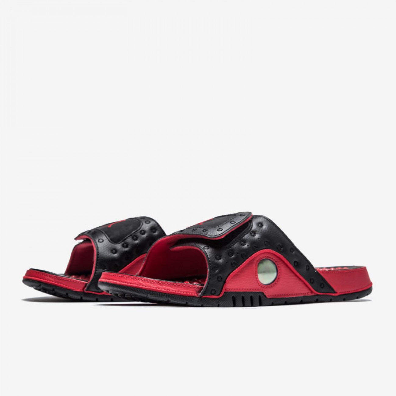 Air Jordan Hydro 13 Sandals Slippers Black Red 684915-001
