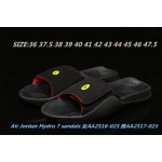 Air Jordan Hydro 7 Sandals Slippers Black Red Ferrari Wmns AA2516-023 Mens AA2517-023