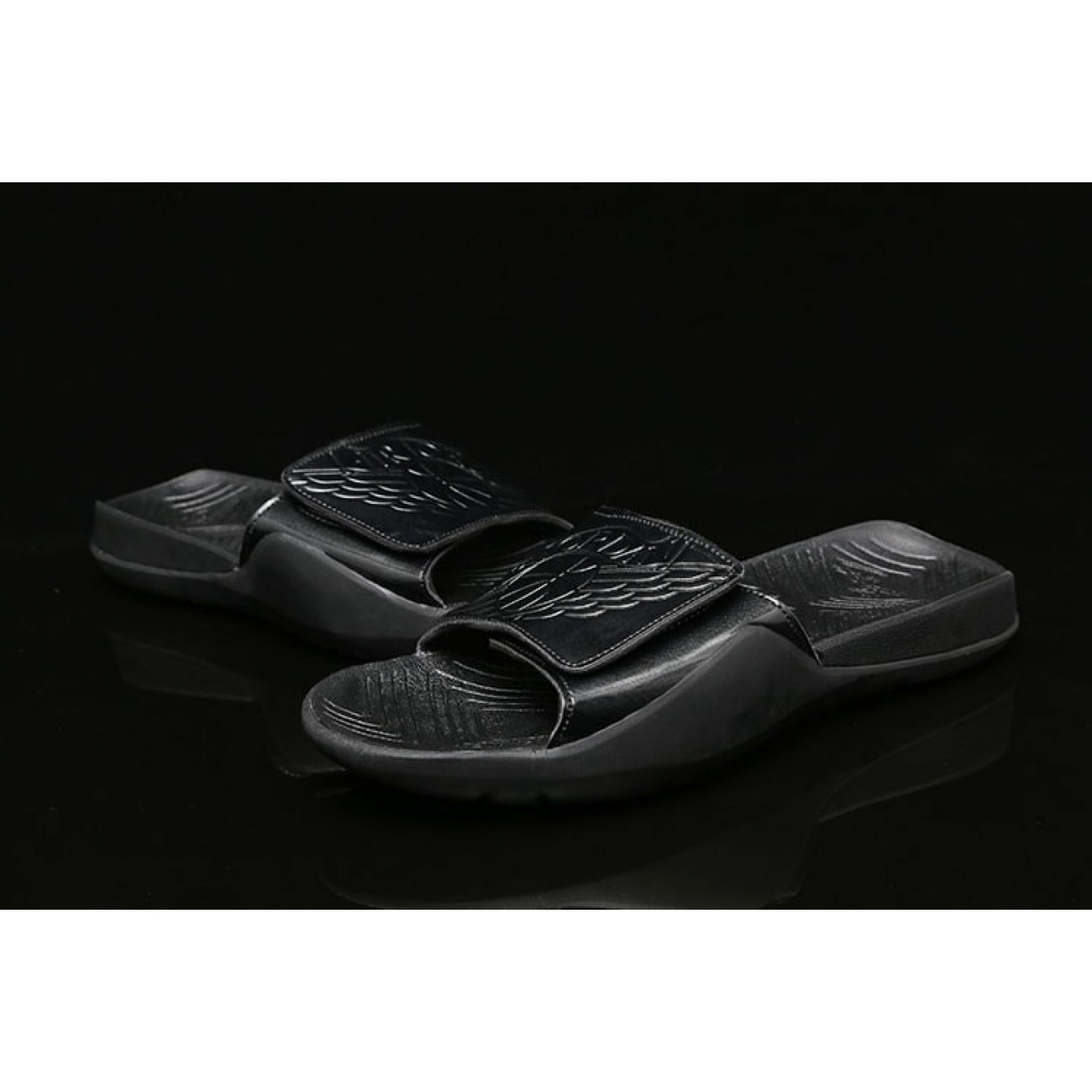 Air Jordan Hydro 7 Sandals Slippers Black Wmns AA2516-010 Mens AA2517-010