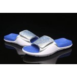 Air Jordan Hydro 7 Sandals Slippers White Blue Wmns AA2516-007 Mens AA2517-007