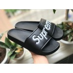 Supreme Suprize Design 2018ss Black White Slippers