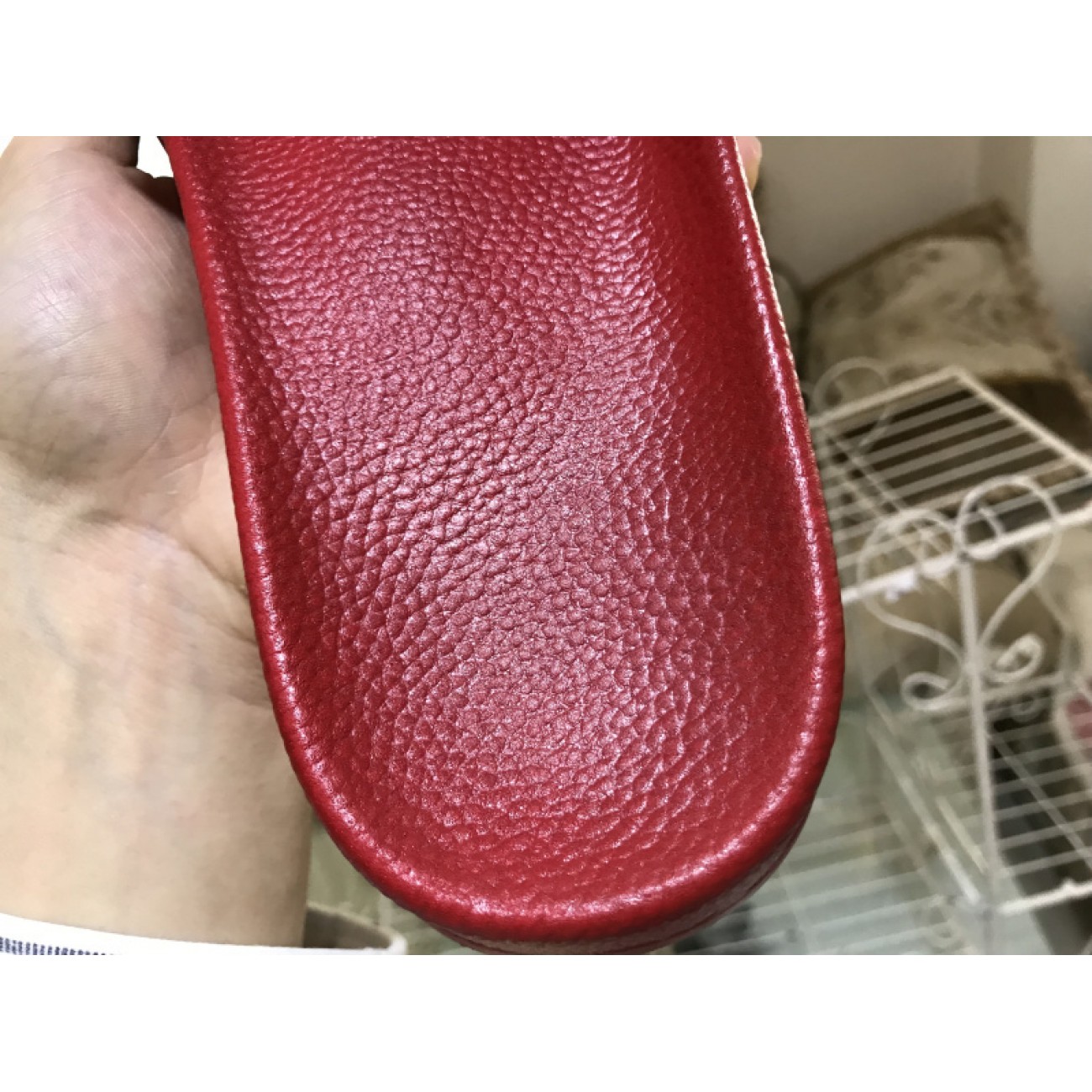 Supreme Suprize Design 2018ss Red White Slippers
