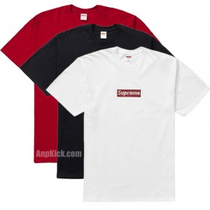 Supreme T-Shirt Price "White/Black/Red" Design For Sale