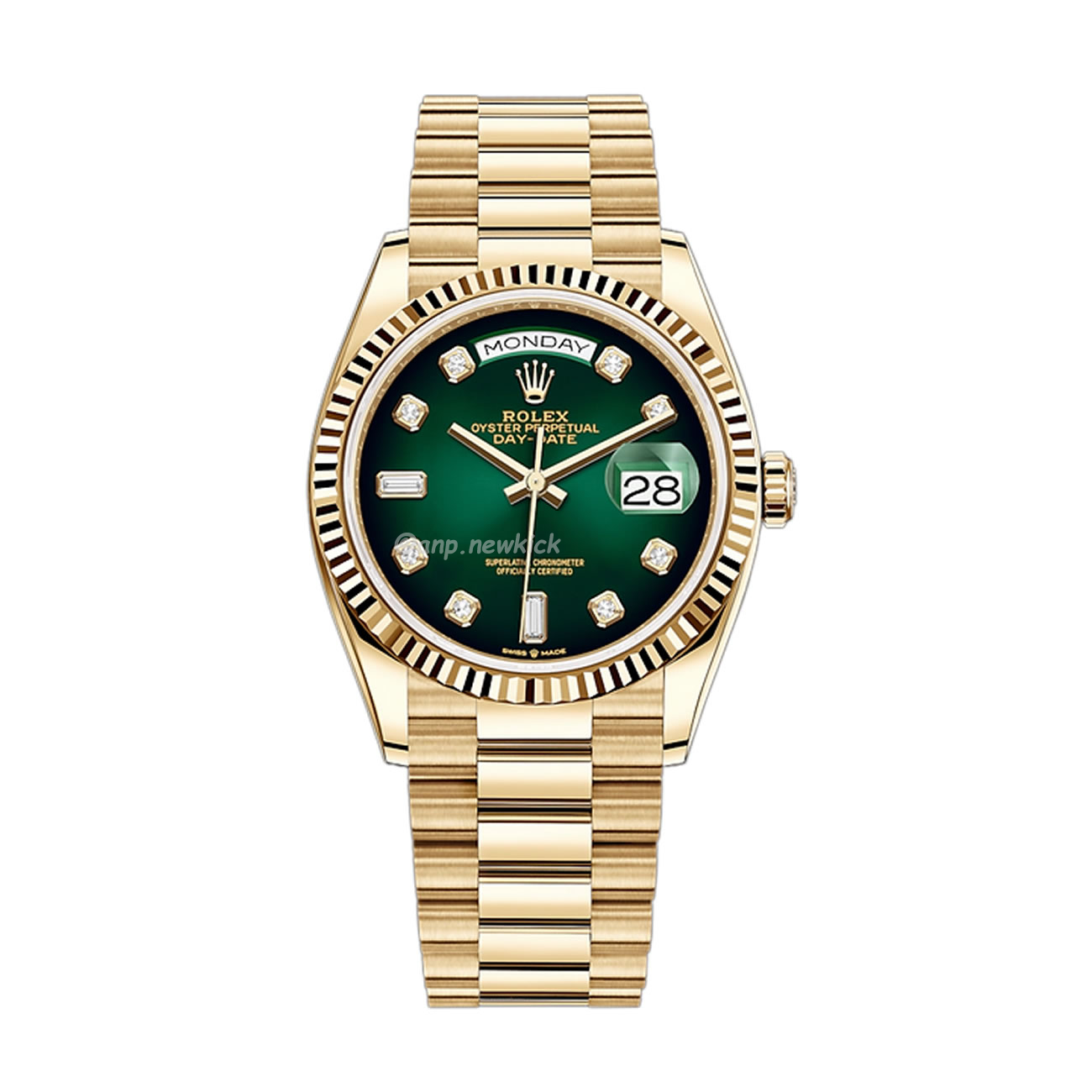 Rolex DAY-DATE Olive green 128238-0069