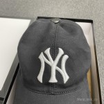 Gu-cci NY Yankees Embroidered Butterfly Baseball Cap