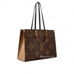 Louis Vuitton Onthego cloth tote Brown M45320