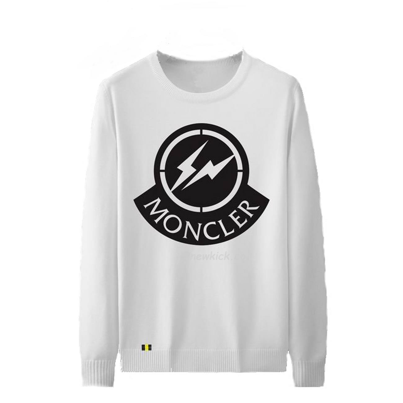 Moncler 2022 Crew Neck Pullover T-Shirt Print white