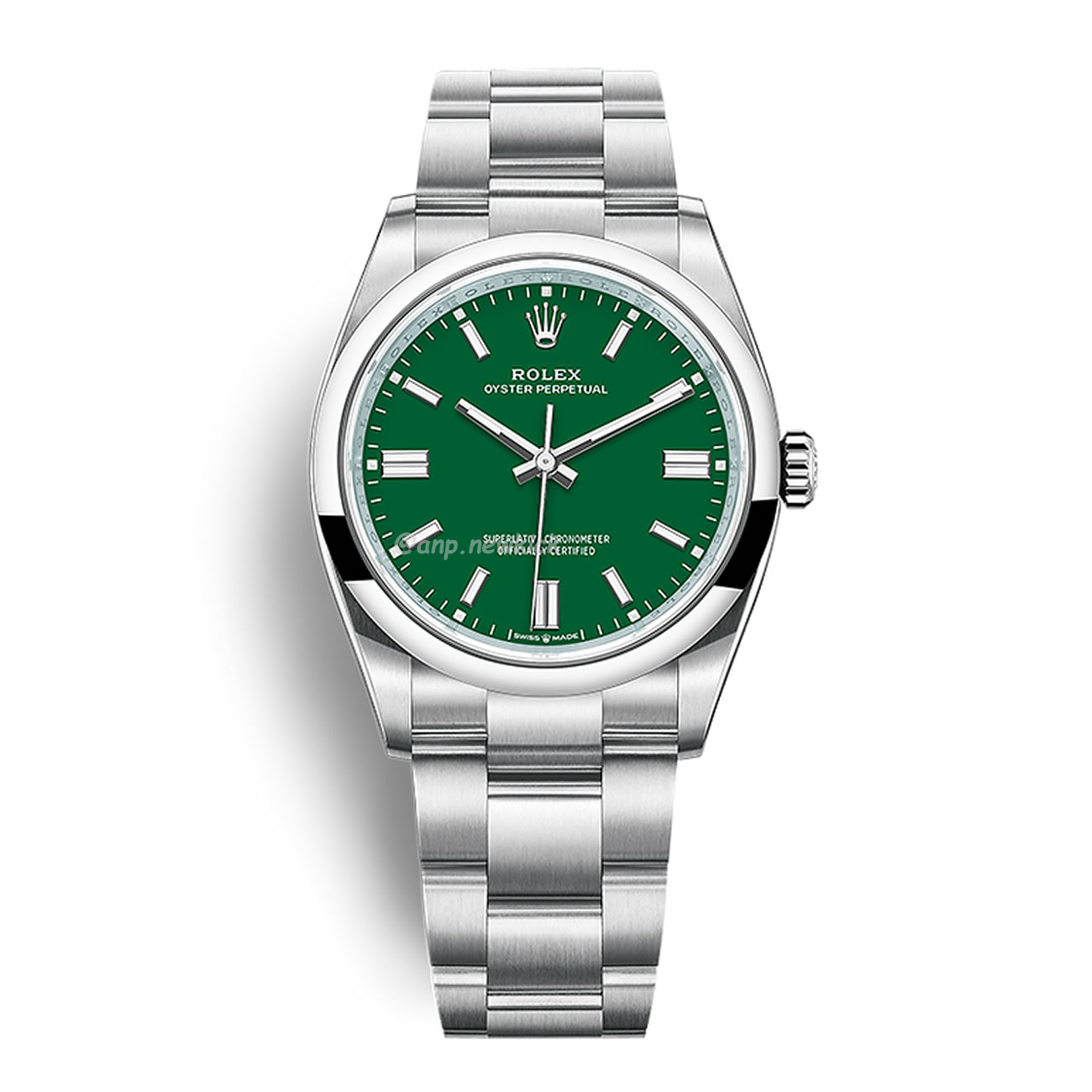 Rolex Oyster-Perpetual Green Bright Black