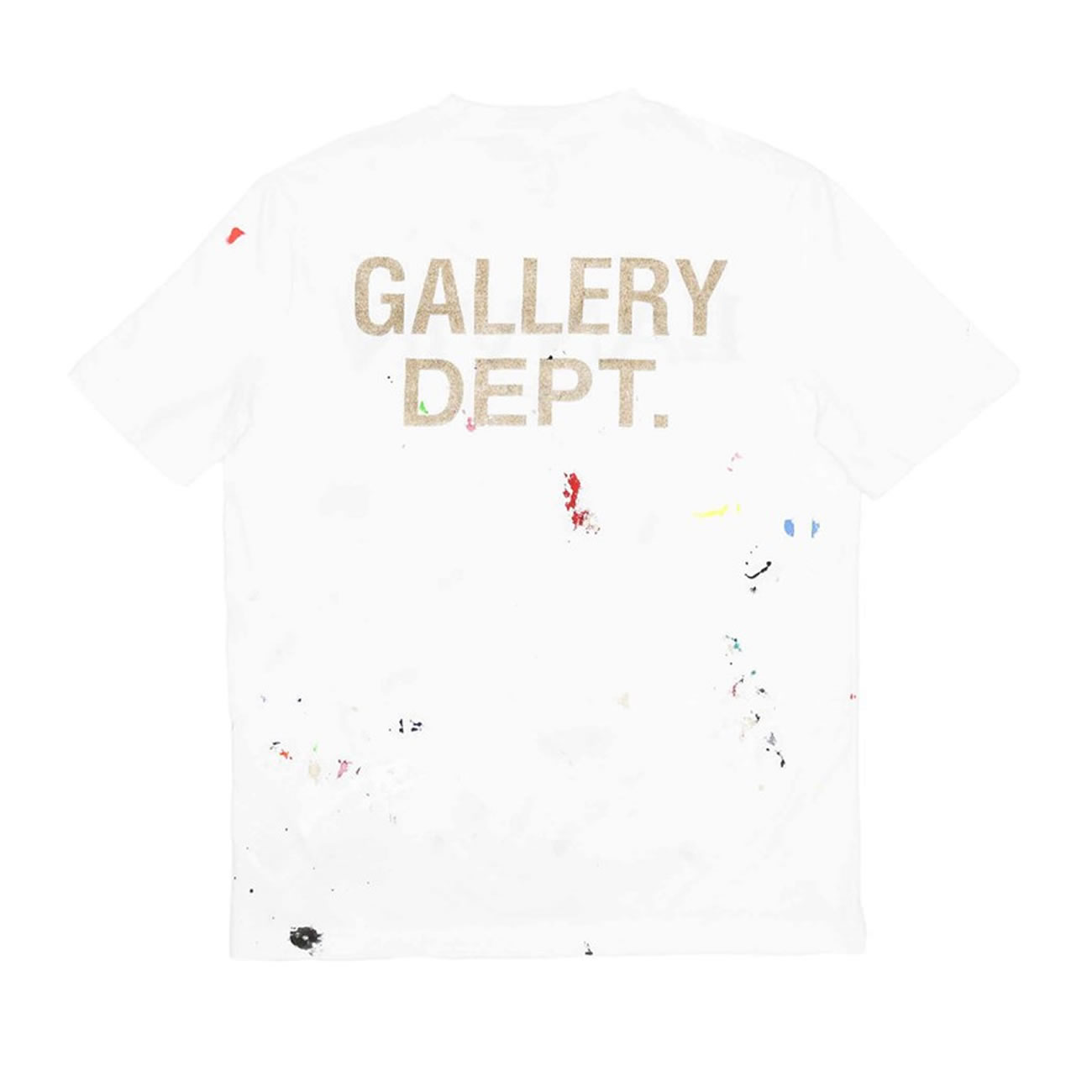 Lanvin x Gallery Dept. Logos Printed T-Shirt With Paint Marks