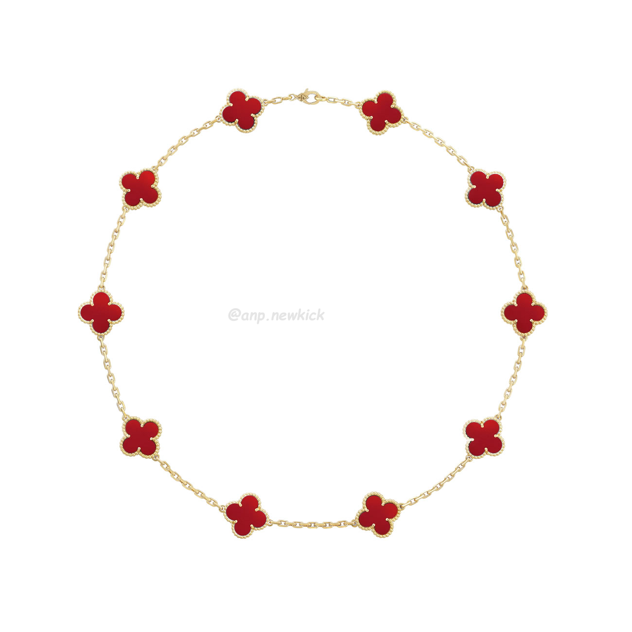 Van Cleef & Arpels Vintage Alhambra 10 Four Leaf Lucky Totem Necklaces