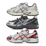 ASICS Gel-Kahana TR V4 Carbon Black Silver White Cream Cranberry