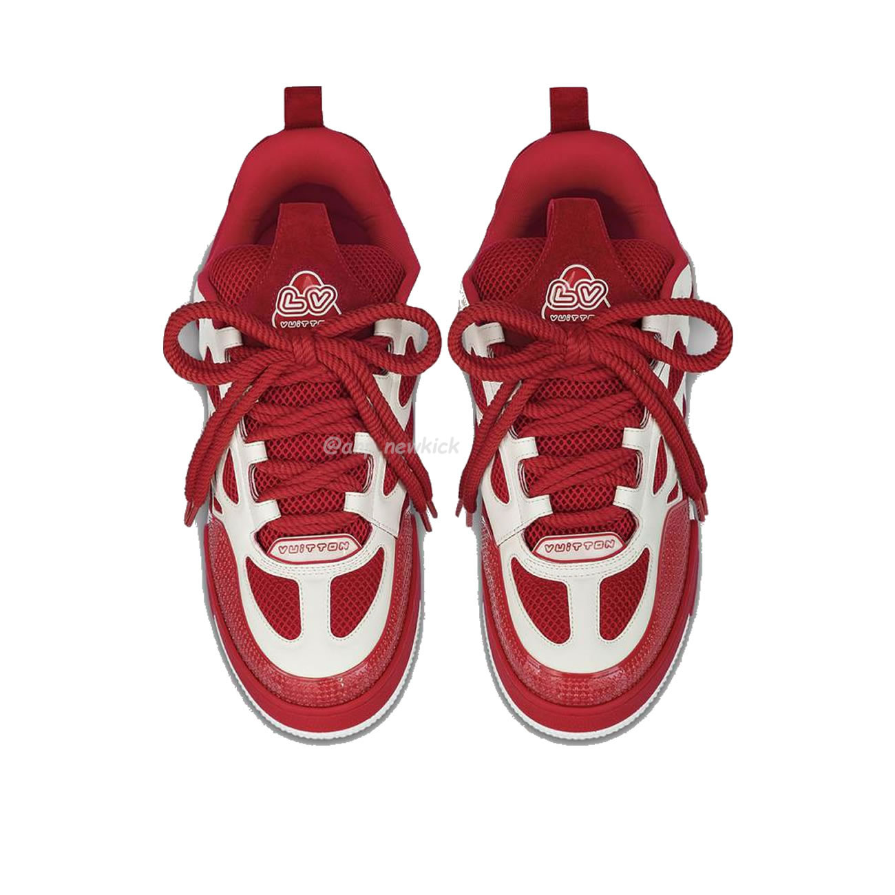 Louis Vuitton LV Skate Sneaker Red White 1AARS5