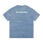 Balenciaga 24SS Letter LOGO Printing Short sleeve Retro T-shirt