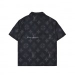 Louis Vuitton 24ss Old flower small logo short sleeved shirt