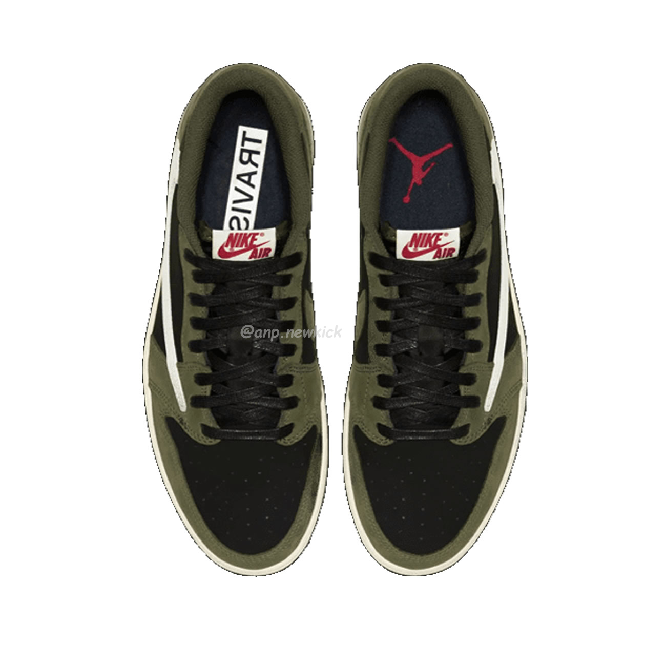 Travis Scott X Nike Air Jordan 1 Retro Low OG SP Black Olive DM7866-002