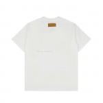 Louis Vuitton Geometric curve neon printed short sleeved T-shirt