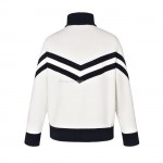 Louis Vuitton Knitted Cotton Sailor Blouson White Navy