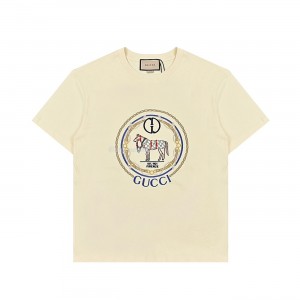 Gucci Knitted pure cotton T-shirt