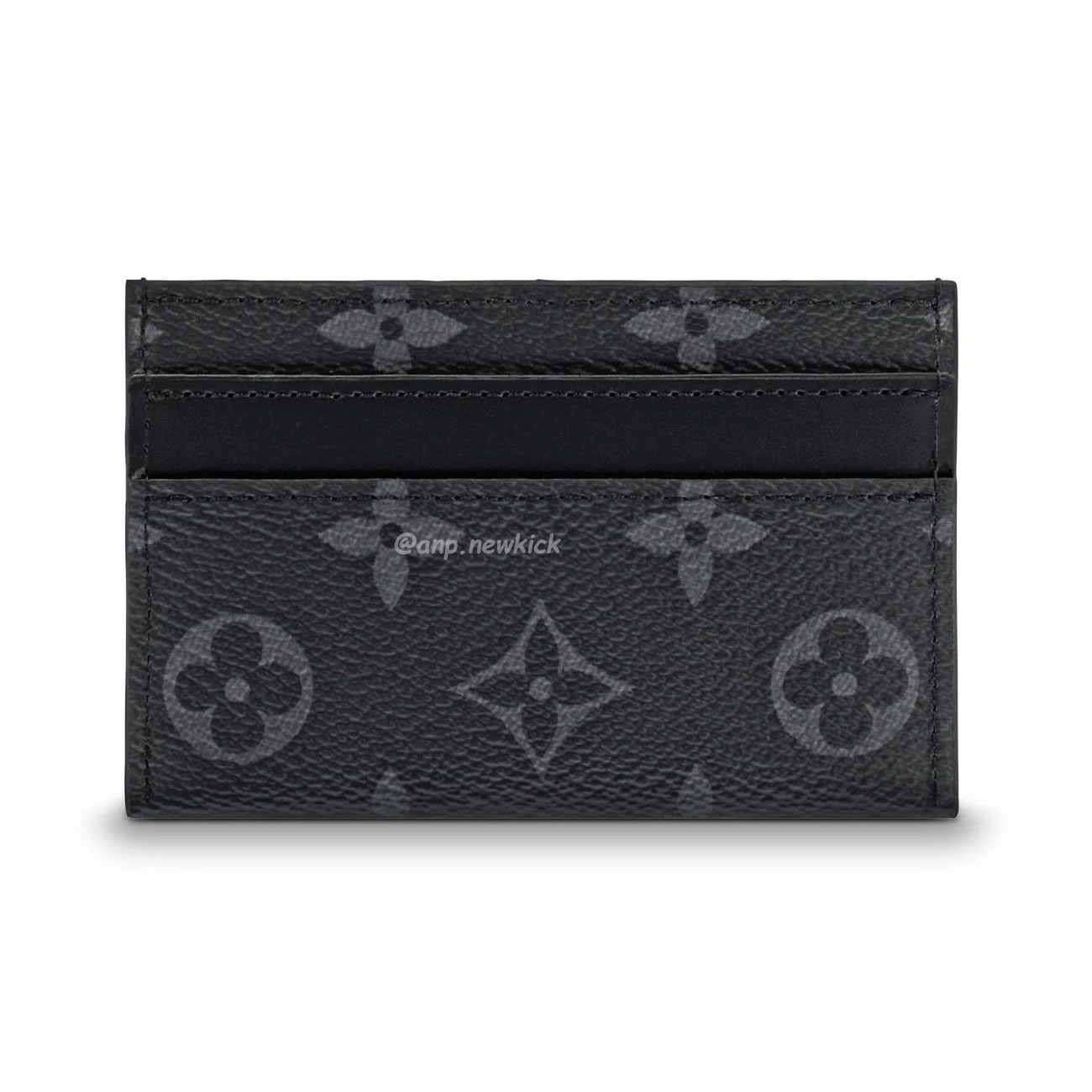 Louis Vuitton Card Holder Porte Cartes Double Monogram Eclipse BlackGrey M62170
